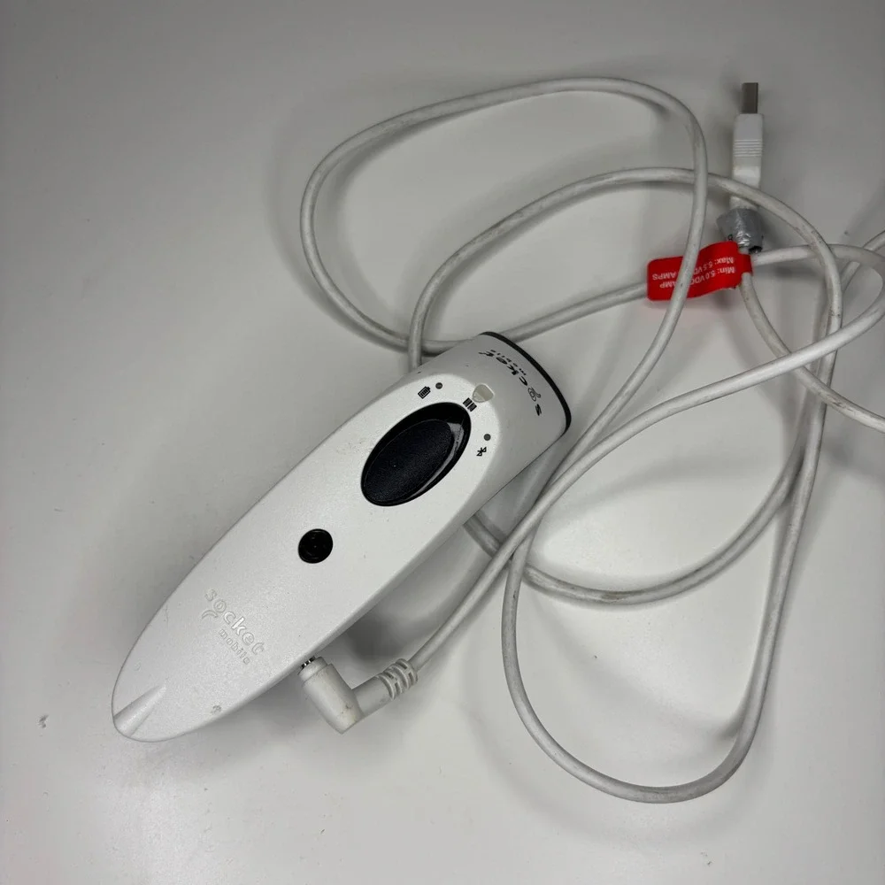 Socket Mobile S700 Barcode Scanner White Bluetooth 1D Linear Imager